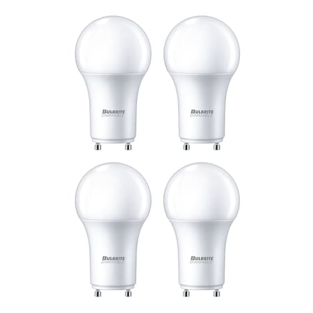 Bulbrite 15W LED A19 100W EQUIV PREMIUM DIMMABLE 3000K GU24 120V-4PK 862739